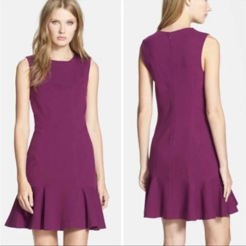 Diane von furstenberg purple dress size 8